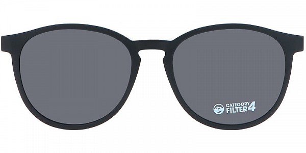 HA 6713 103 VORHNGER schwarz matt GLAS POL grau